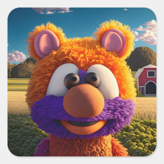 Pegatina Cuadrada xooribous