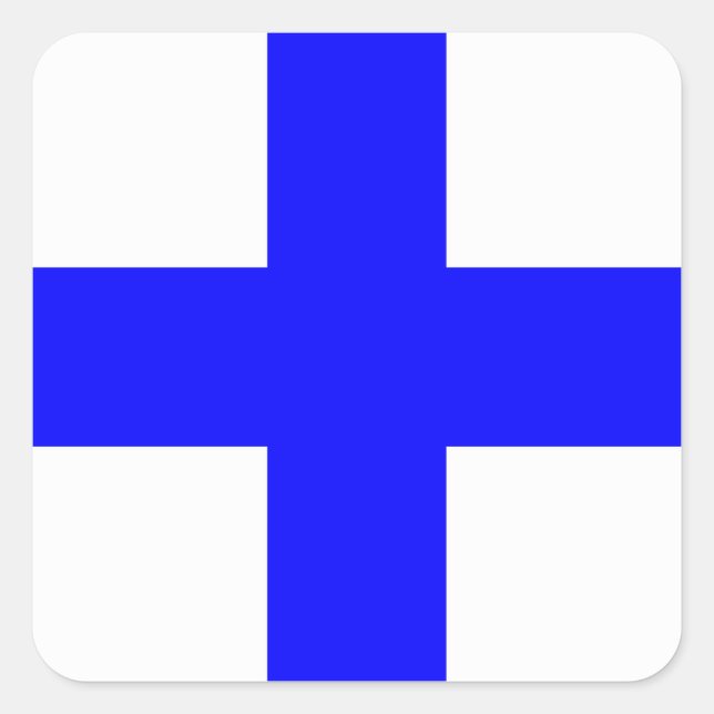 PEGATINA CUADRADA XRAY BLUE CROSS (Anverso)