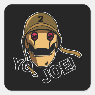 Pegatina Cuadrada ¡Yo Joe!