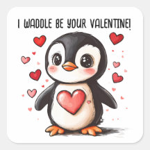 Yo quiero ser tu pingüino de San Valentín