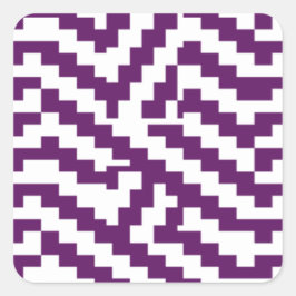 Pegatina Cuadrada ¡Yo X Pegatinas Clave! -Mate