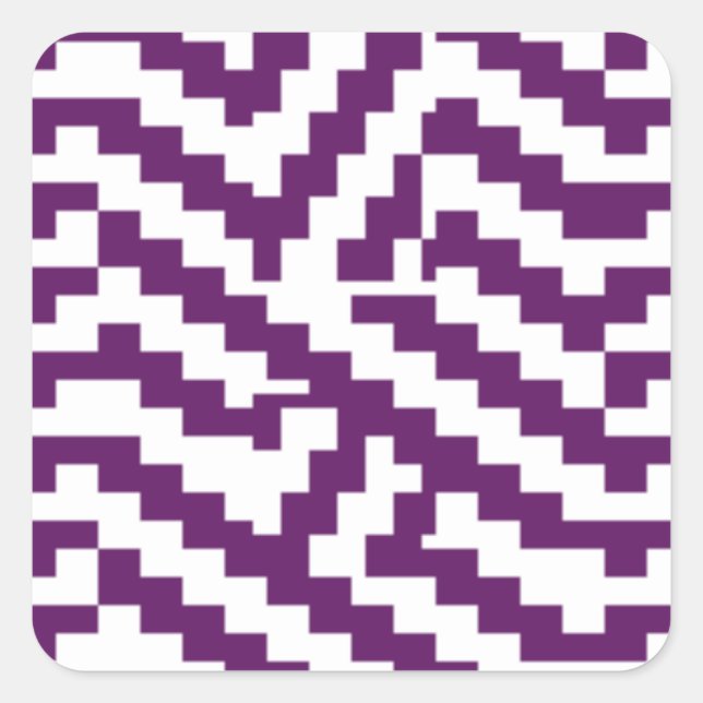 Pegatina Cuadrada ¡Yo X Pegatinas Clave! -Mate (Anverso)