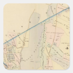 Pegatina Cuadrada Yonkers guarda 3-4, Nueva York