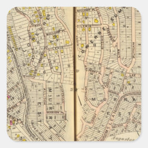 Pegatina Cuadrada Yonkers, Nueva York 10