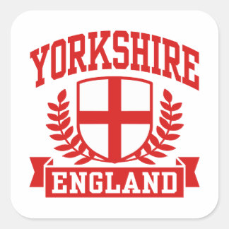Pegatina Cuadrada Yorkshire England