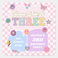Young Wild & Three Preppy Patch Fiesta de tercer c