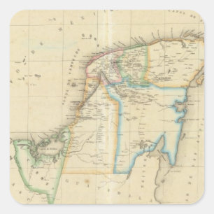 Pegatina Cuadrada Yucatán, México