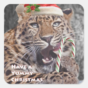 Pegatina Cuadrada Yummy Christmas Sticker