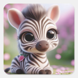 Pegatina Cuadrada "Zarah"