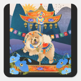 Pegatina Cuadrada ZEN CARNIVAL Chow