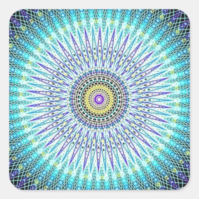 Pegatina cuadrado (Anverso)