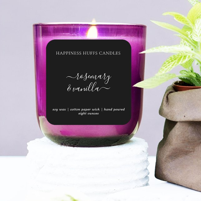 Pegatina cuadrado de etiqueta mínima de la etiquet (Subido por el creador)