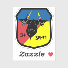 Pegatina cuadrado de parche de Backbird +3