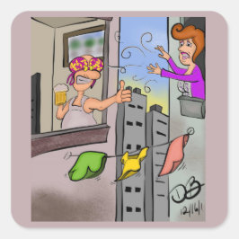 Pegatina cuadrado de productos de Oops