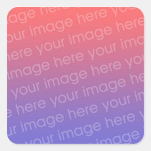 Pegatina cuadrado Foto 4 Por 3