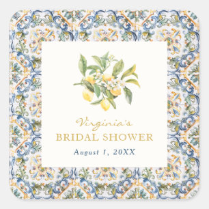 Pegatina cuadrado italiano