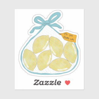 pegatina "Cuando la vida te da lemas"