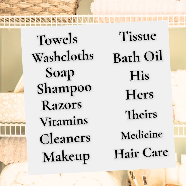 Pegatina Cuarto de baño Personalizable Vinyl (Subido por el creador)