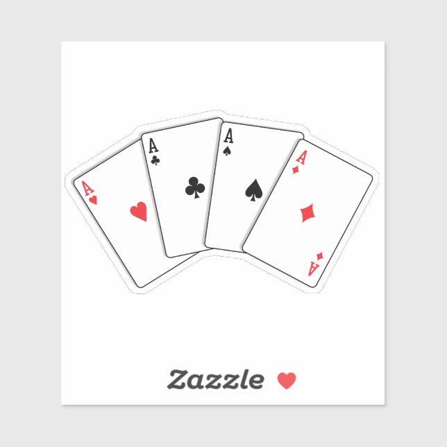 Pegatina Cuatro de una especie (Hoja)