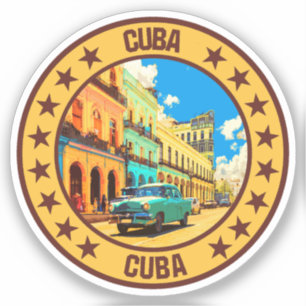 Pegatina Cuba