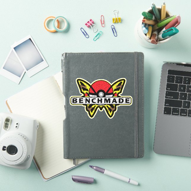 Pegatina Cuchillos hechos en Benchmade Amarilla Mariposa An (Funda para iPad)