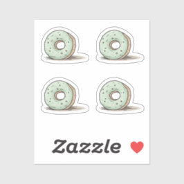 Pegatina Cuidada acuarela