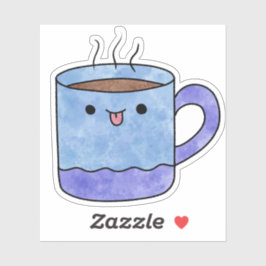 Pegatina Cuidado yummy chocolate caliente