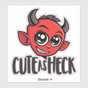 Pegatina Cuidar como el diablo