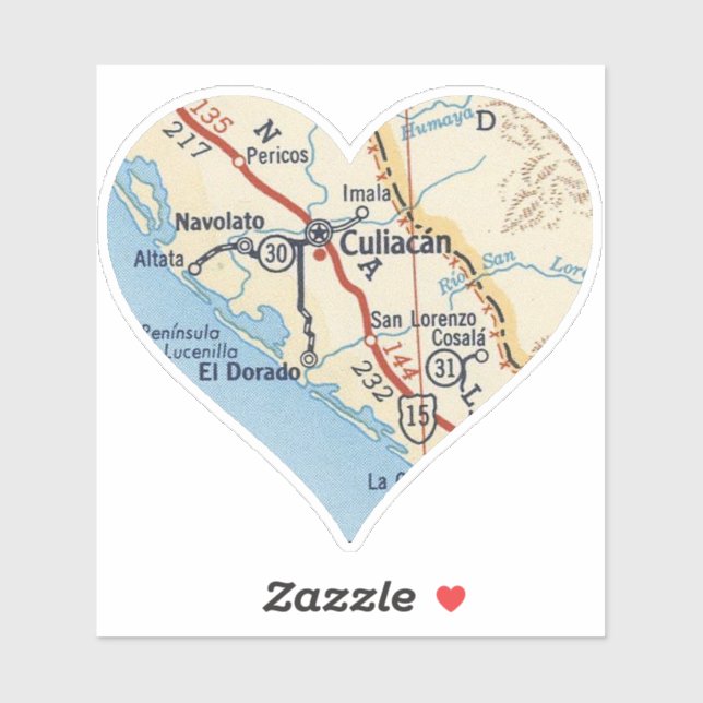 Pegatina Culiacan MX (Hoja)