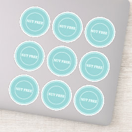 Pegatina Culinario seguro para alergia libre de nueces