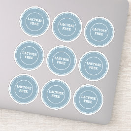 Pegatina Culinario seguro para alérgicos sin lactosa
