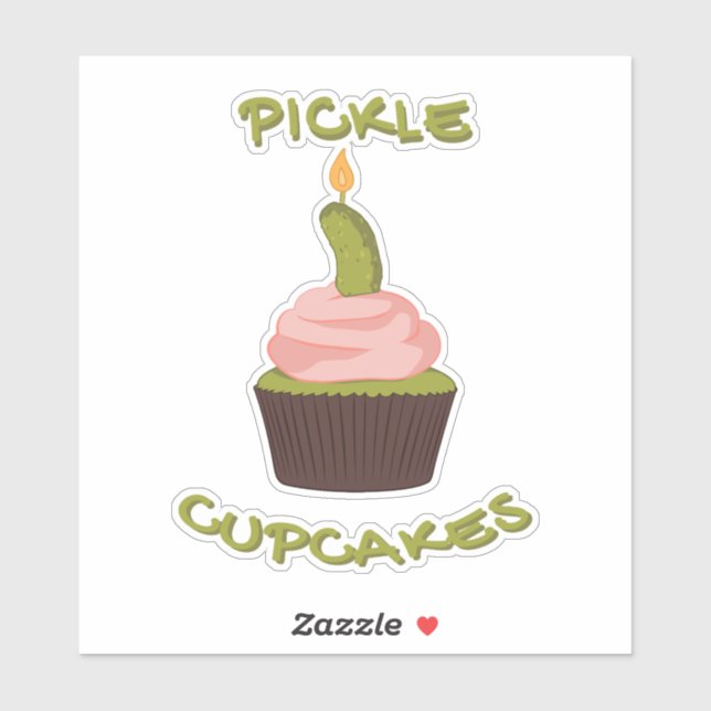 PEGATINA CUPICKLE CUPCAKES (Hoja)