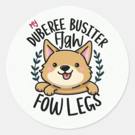 Pegatina curador de cuatro piernas