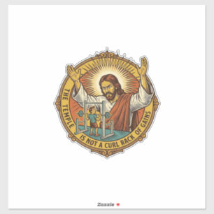 Pegatina Curlos de bíceps enojados de Jesús Rack de sentadi