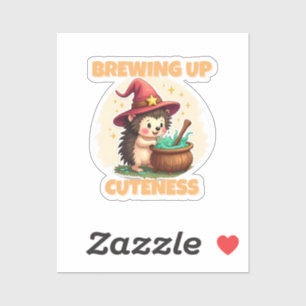 Pegatina Curso de crecimiento - Cute Hedgehog