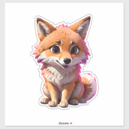 Pegatina Curte Fox