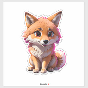 Pegatina Curte Fox