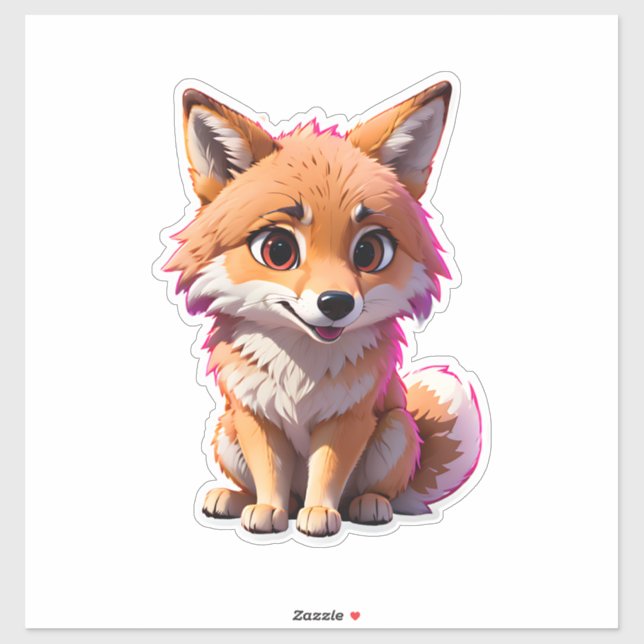 Pegatina Curte Fox (Hoja)
