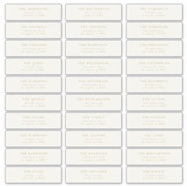 Pegatina Custom 30 x Individual Editable Address Stickers