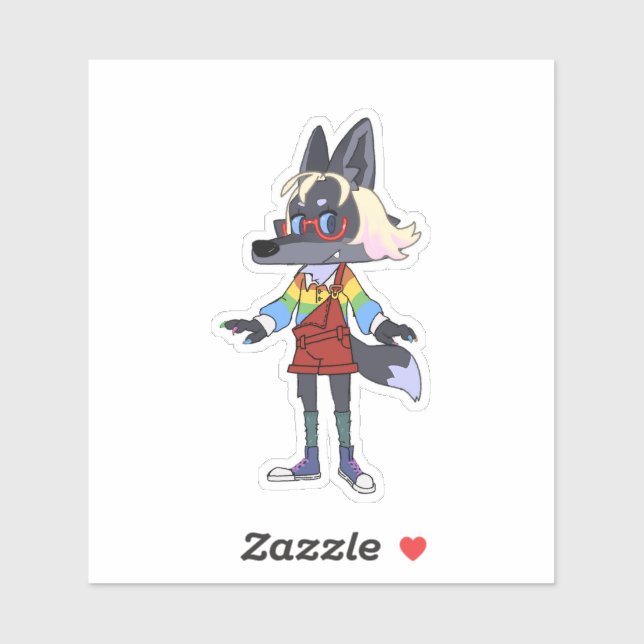 Pegatina Custom-Cut Vinyl Sticker (Hoja)