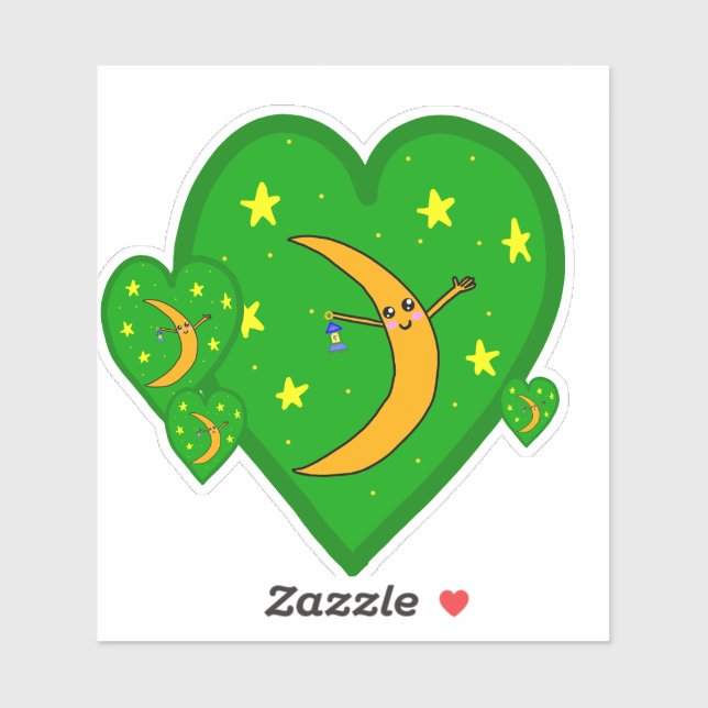 Pegatina Custom-Cut Vinyl Sticker (Hoja)