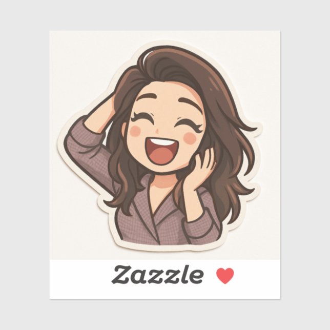 Pegatina Custom-Cut Vinyl Sticker (Hoja)