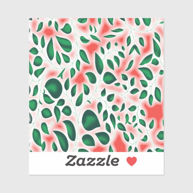 Pegatina Custom-Cut Vinyl Sticker (Hoja)