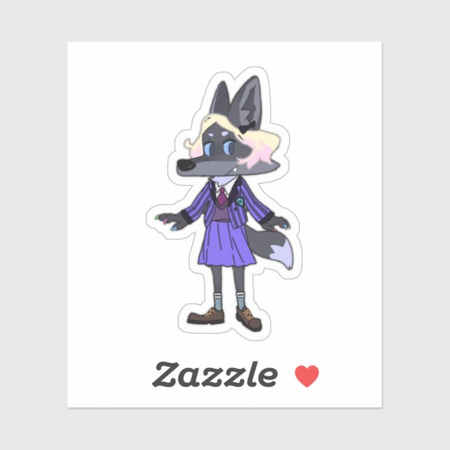 Pegatina Custom-Cut Vinyl Sticker (Hoja)