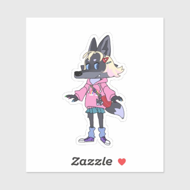 Pegatina Custom-Cut Vinyl Sticker (Hoja)