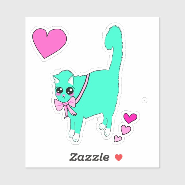 Pegatina Custom-Cut Vinyl Sticker (Hoja)