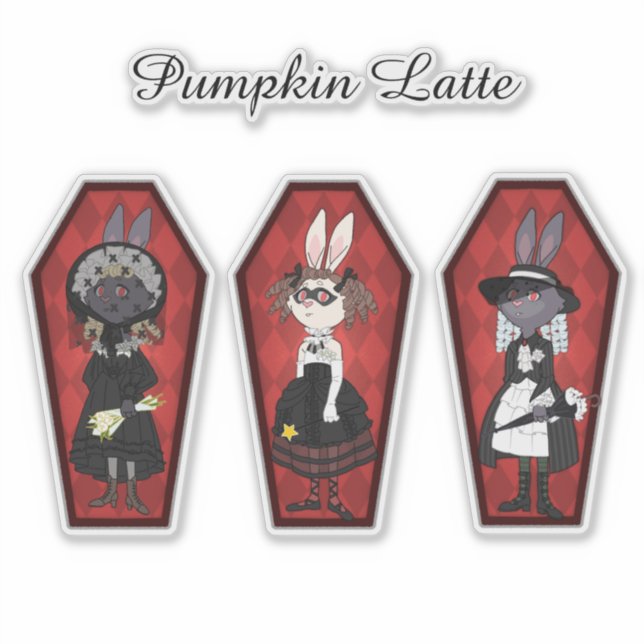 Pegatina Custom-Cut Vinyl Sticker (Anverso)