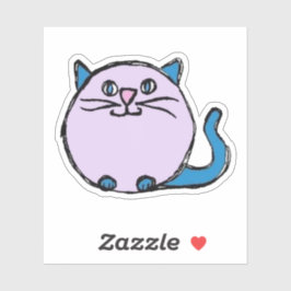 Pegatina Custom-Cut Vinyl Sticker - Carlie Cat