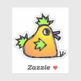 Pegatina Custom-Cut Vinyl Sticker - Chester Chicken