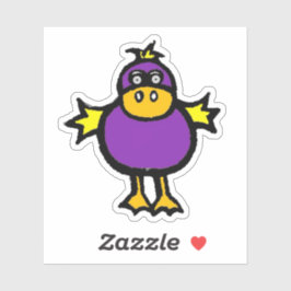 Pegatina Custom-Cut Vinyl Sticker - Davey Duck